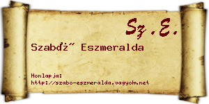 Szabó Eszmeralda névjegykártya